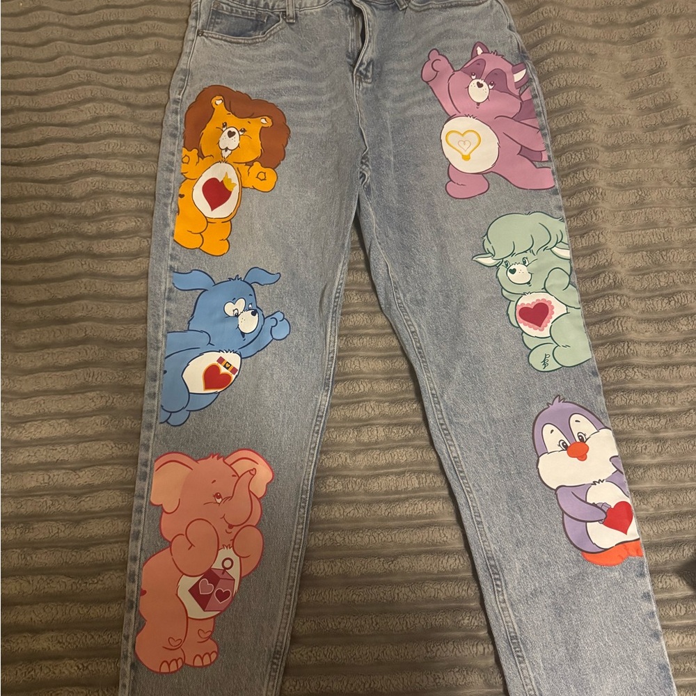 Carebear mom jeans